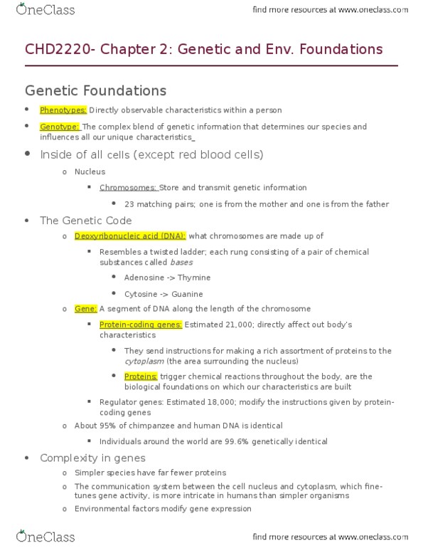 CHD-2220 Chapter Notes - Chapter 2: Impulsivity, Gene Therapy, Short Stature thumbnail