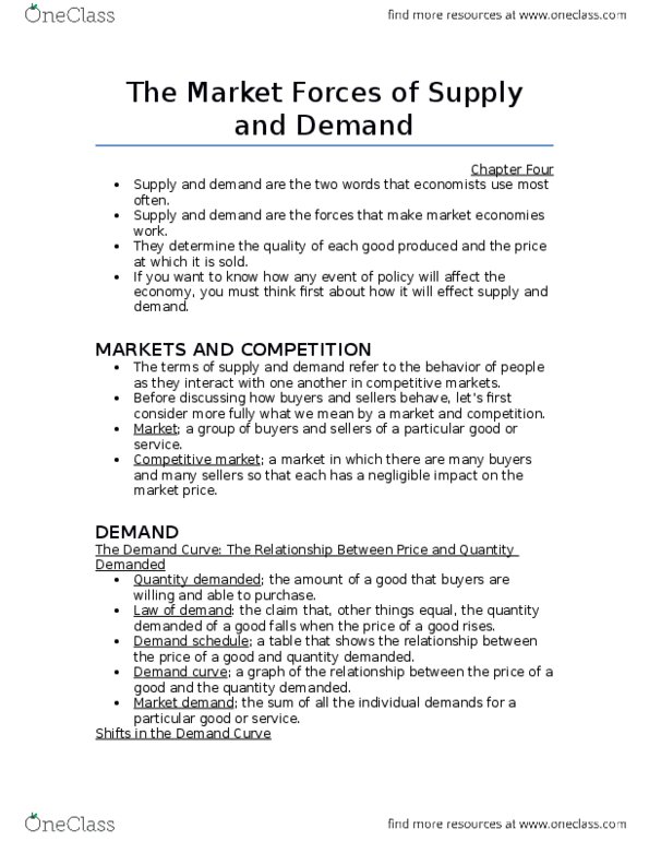 ECO 1102 Lecture Notes - Lecture 2: Aggregate Demand, Money Supply thumbnail