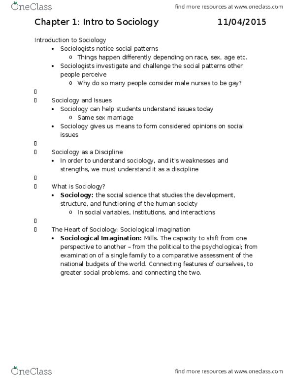 SA 150 Lecture Notes - Lecture 2: David Elkind, Eurocentrism, Peer Pressure thumbnail