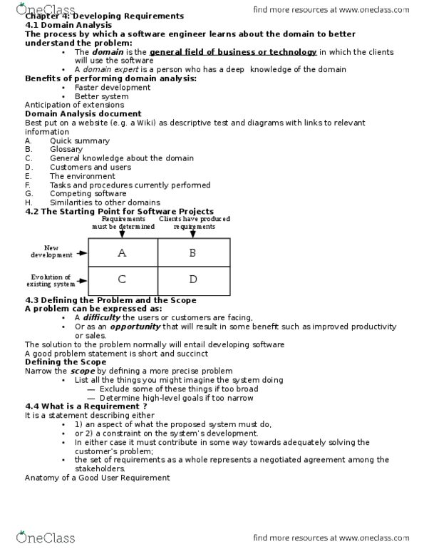 SEG 2105 Lecture Notes - Lecture 4: User Story, Papar, Open File thumbnail