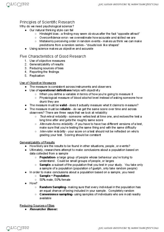 PSYC 1000 Lecture 1: PrinciplesofScientificResearch thumbnail