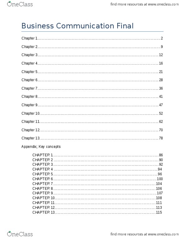 COMM 320 Lecture 1: Business-Communication-Final 212 thumbnail