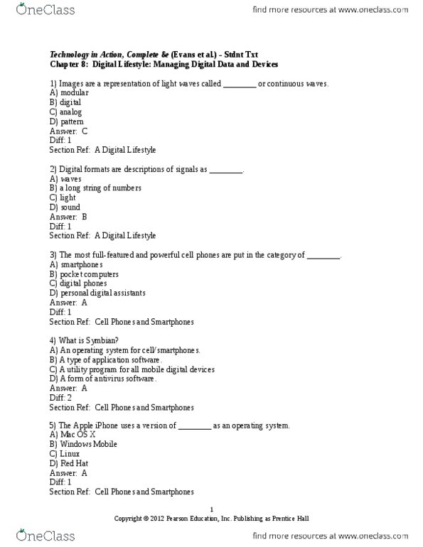 BTM 200 Lecture Notes - Lecture 11: Smartmedia, Sony Reader, Subnotebook thumbnail