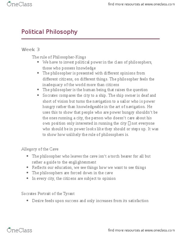 POLC70H3 Lecture 1: Political Philosophy - Lecture 1-12 thumbnail