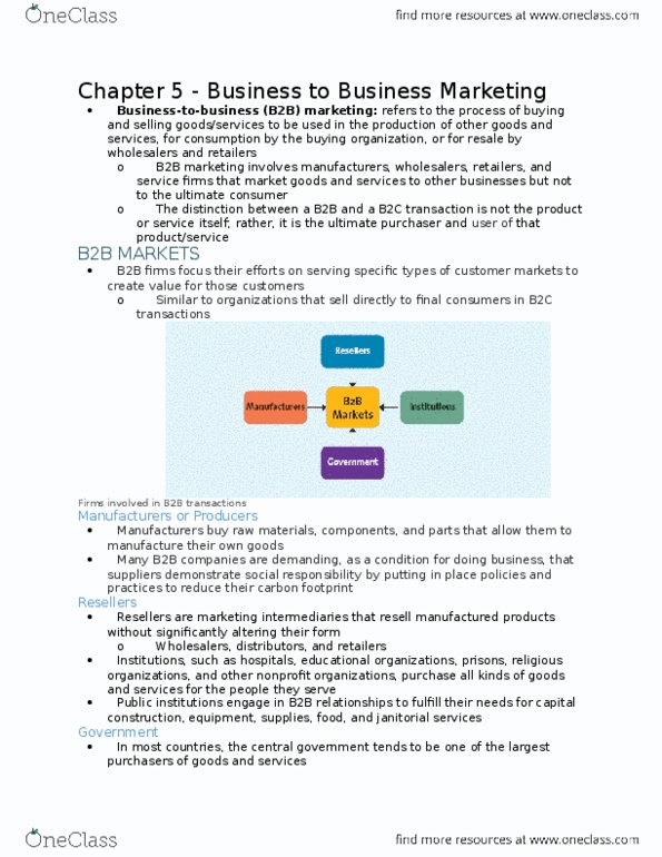 MKT 100 Lecture 8: Chapter 5 thumbnail