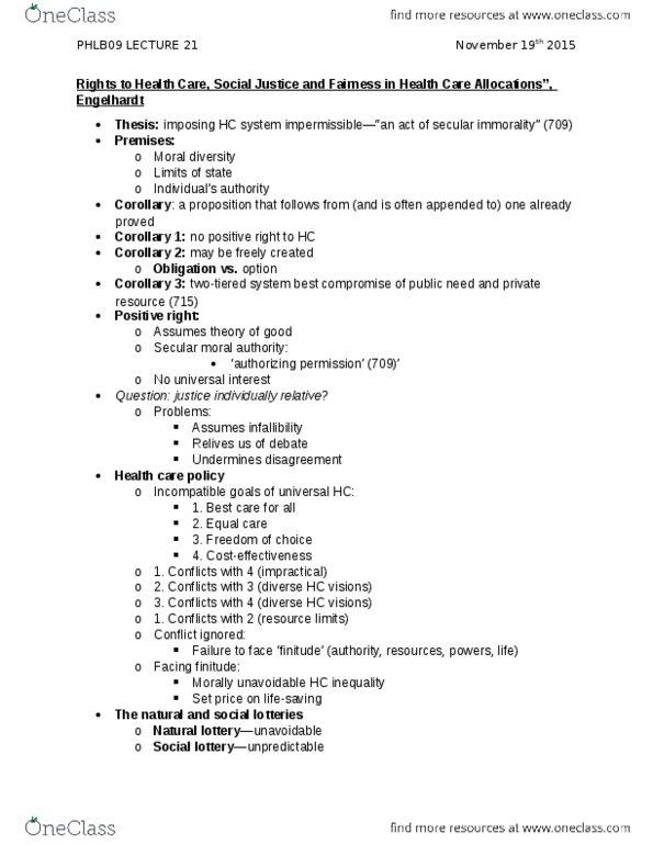 PHLB09H3 Lecture Notes - Lecture 21: Lifesaving, Moral Authority thumbnail