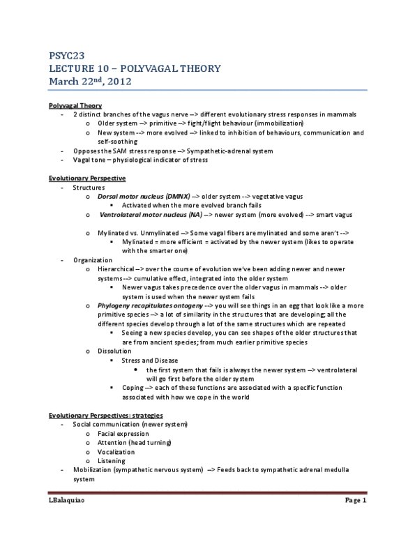 PSYC23H3 Lecture 10: PSYC23 - Lecture 10 - Mar22.docx thumbnail