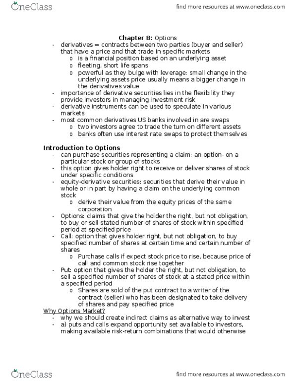 Management and Organizational Studies 1023A/B Chapter 8: Chapter 8 thumbnail