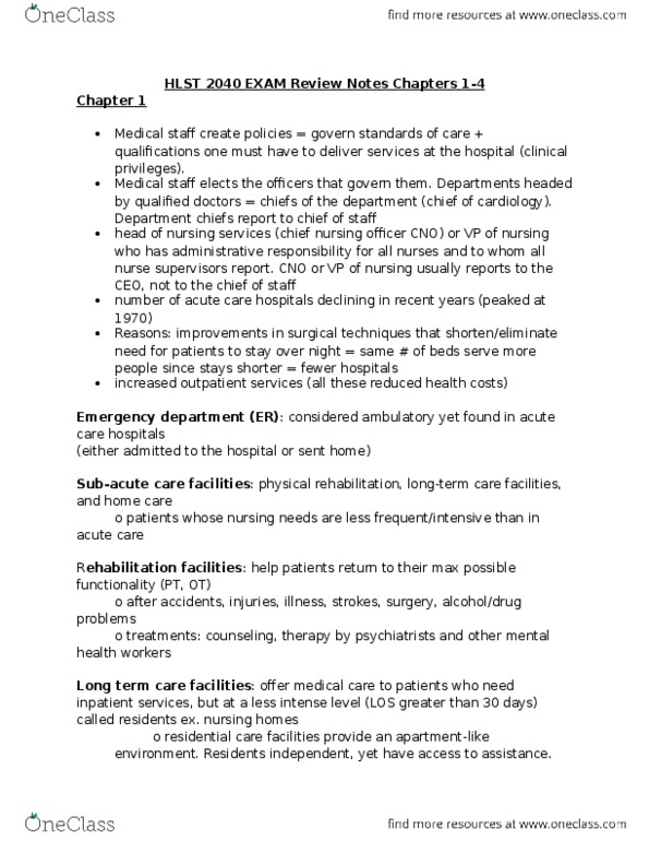 HLST 2040 Chapter Notes - Chapter 1-4: Application Software, Pediatrics, Digital Image thumbnail