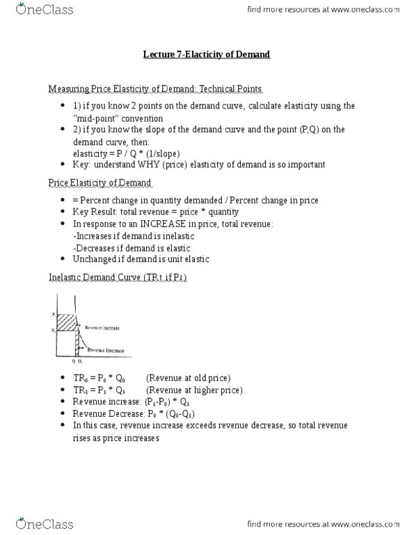 ECO101H1 Lecture Notes - Lecture 7: Demand Curve, Royal Ontario Museum, Normal Good thumbnail