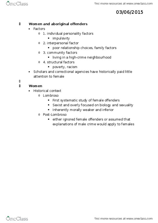 PSY 622 Lecture Notes - Lecture 9: Sweat Lodge, Schizophrenia, Anger Management thumbnail