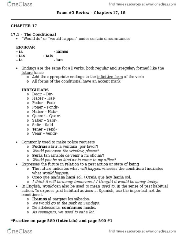 SPA 1412 Chapter Notes - Chapter 17-18: Parquetry, Infinitive, The Past (Film) thumbnail