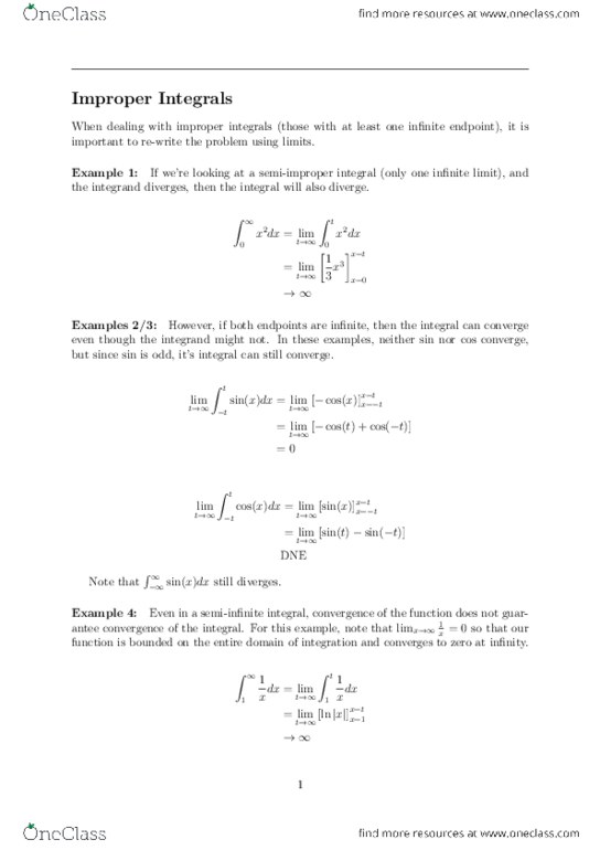 MATH117 Lecture Notes - Lecture 2: Elipse, Ultraviolet Divergence, Partial Fraction Decomposition thumbnail