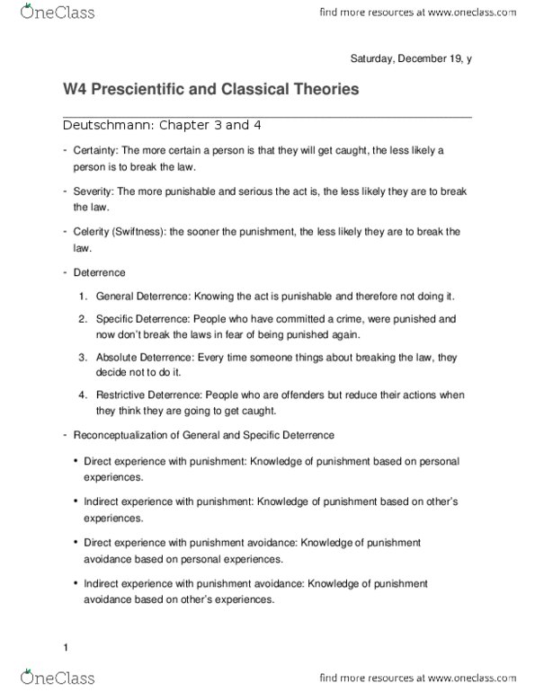 SOCY 275 Lecture Notes - Lecture 4: Habituation, Takers, Enculturation thumbnail