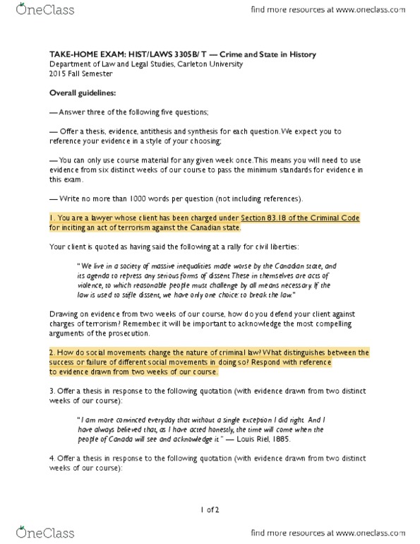 More Evidence That Movement To Defend >> Laws 3305 Study Guide Fall 2015 Final Christie Blatchford More Evidence That Movement To Defend >> Laws 3305 Study Guide Fall 2015 Final Christie Blatchford