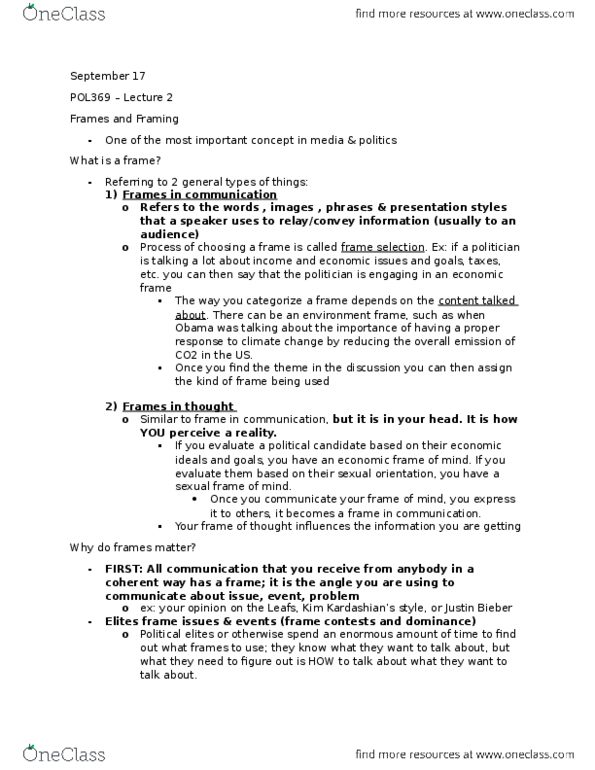 POL369Y5 Lecture Notes - Lecture 3: Abortion Debate thumbnail