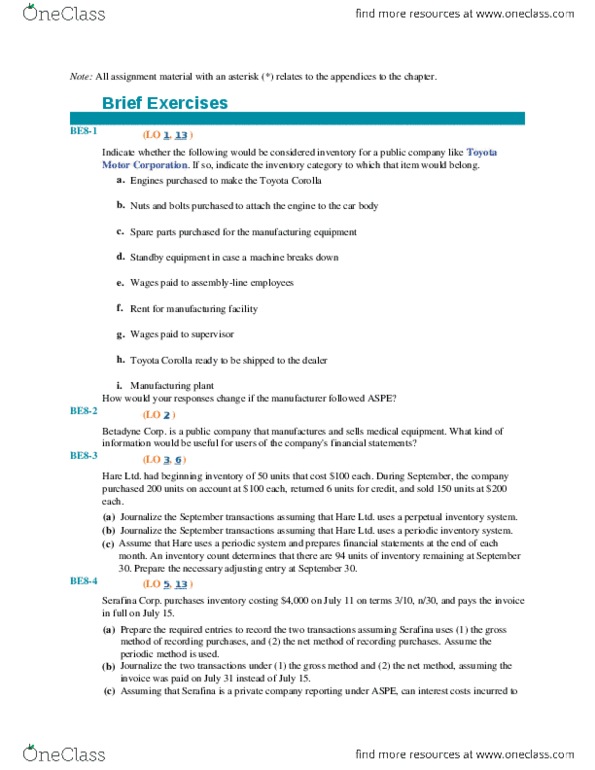 ACCT-256 Lecture Notes - Lecture 3: Kraft Foods Inc thumbnail