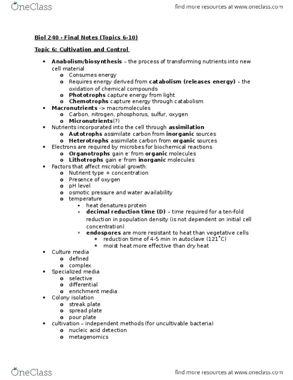 BIOL240 Lecture Notes - Lecture 6: Autophosphorylation, Lac Repressor, Transfer Rna thumbnail