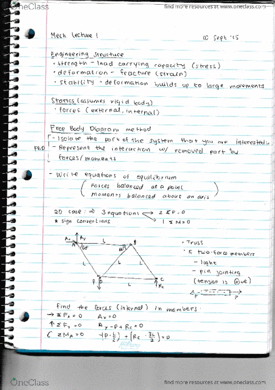 MECH 260 Lecture Notes - Lecture 1: Equa, Former State Routes In Pennsylvania, Fendi thumbnail