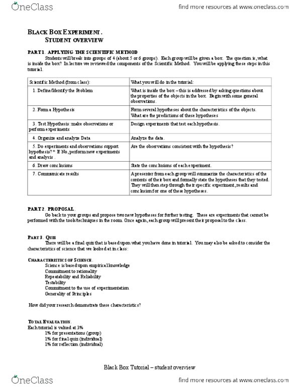 LIFESCI 2A03 Lecture Notes - Lecture 10: Repeatability, Testability thumbnail