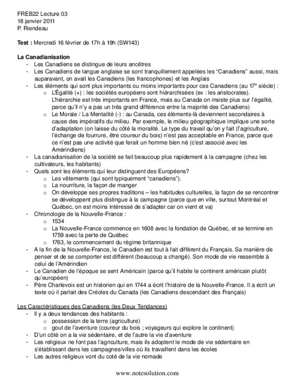 FREB22H3 Lecture Notes - Lecture 3: Le Monde, Les Ordres, Le Droit thumbnail