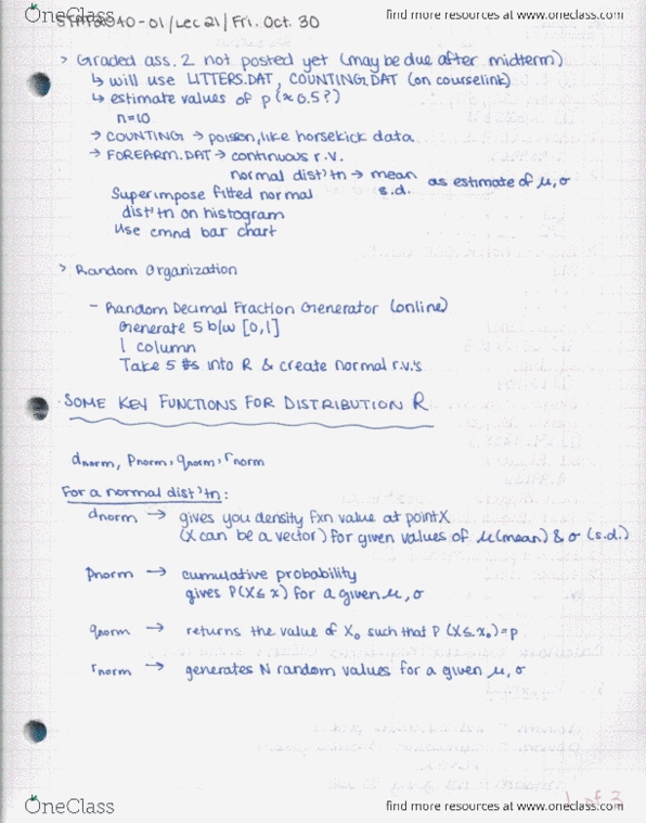 STAT 2040 Lecture Notes - Lecture 21: Bar Chart, Super Impose thumbnail