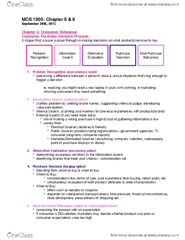 MCS 1000 Lecture Notes - Lecture 3: Consumer Reports, Entscheidungsproblem, Life Insurance thumbnail