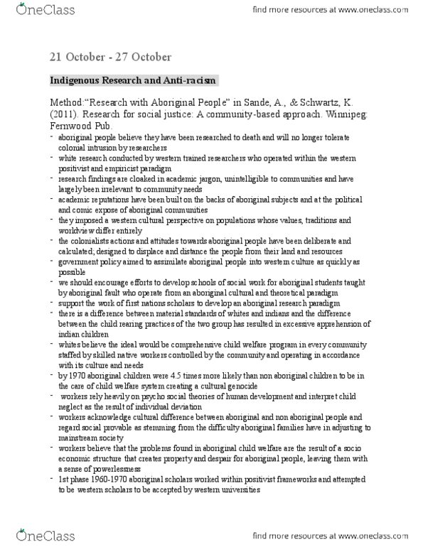 SOCI 4615 Chapter --: Oct 21 - Indigenous Research and Anti-racism thumbnail