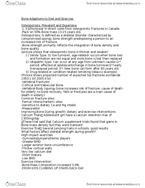 PLN 103 Lecture Notes - Lecture 1: Hip Fracture, Bone Density, Idiopathy thumbnail