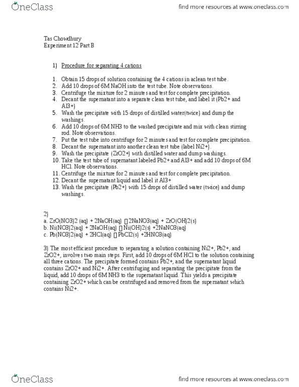 CHEM 1102 Lecture Notes - Lecture 5: Ammonia, Lead thumbnail