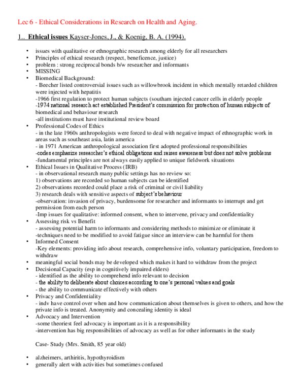 HLTC22H3 Lecture Notes - Dementia, Comorbidity thumbnail