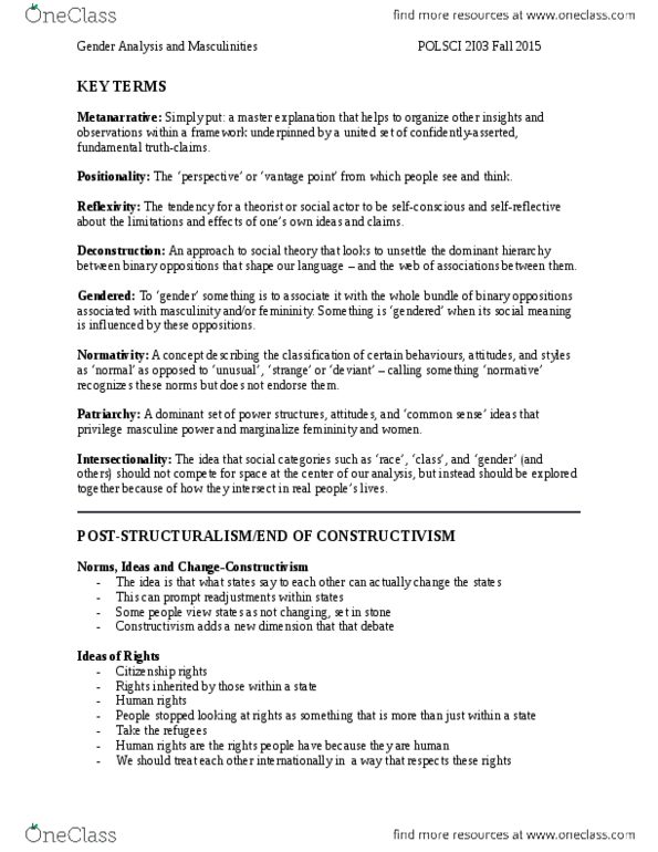 POLSCI 2I03 Lecture 8: POLSCI 2I03 Week 8 Gender Analysis thumbnail