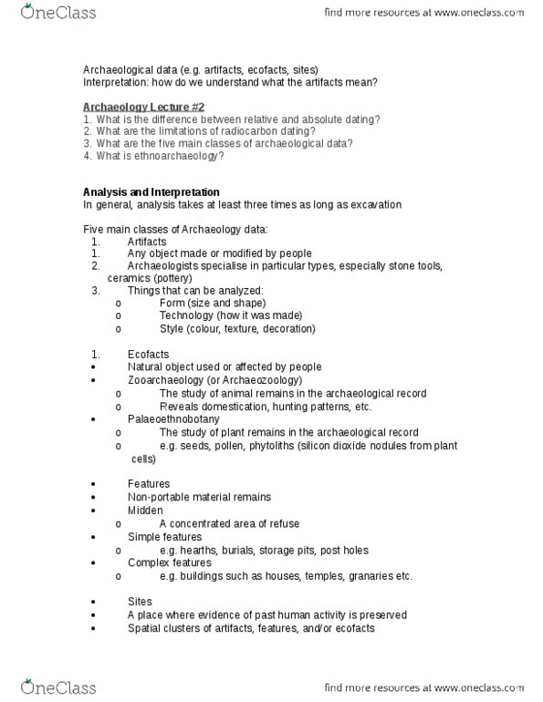 ANT100Y1 Lecture Notes - Lecture 7: Simpletech, Social Status, Cave Painting thumbnail