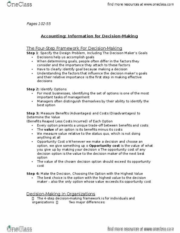 ADMS 2510 Lecture Notes - Lecture 4: Instinet, Takers, Affix thumbnail