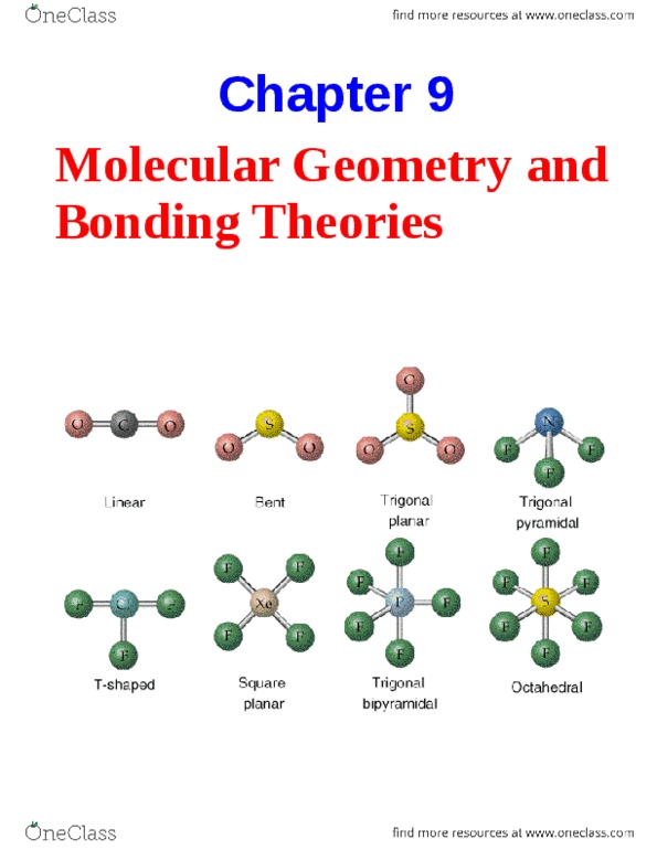 CHEM 1201 Lecture Notes - Lecture 9: Electronegativity, Ammonia, Trigonal Pyramidal Molecular Geometry thumbnail
