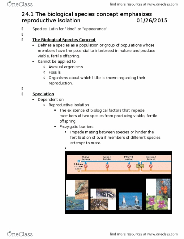 BIOL 1202 Lecture Notes - Lecture 3: Cichlid, Chromosome, Gene Flow thumbnail