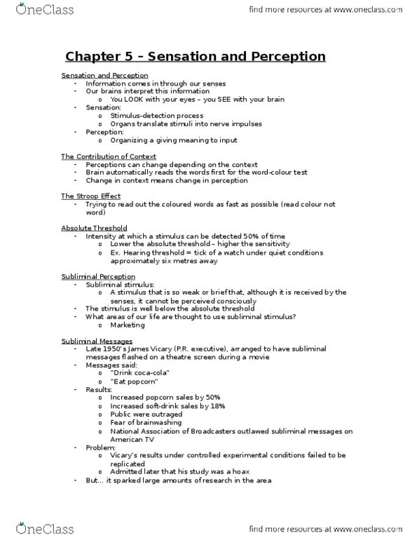 Biology 1201A Lecture 5: Chapter 5 thumbnail