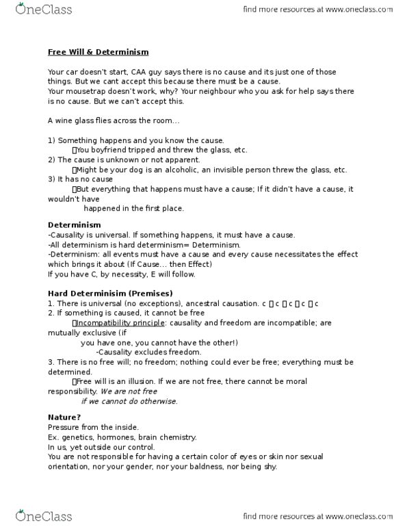 PHIL 1F90 Lecture Notes - Lecture 9: Military Intelligence, Materials Science, Y Chromosome thumbnail