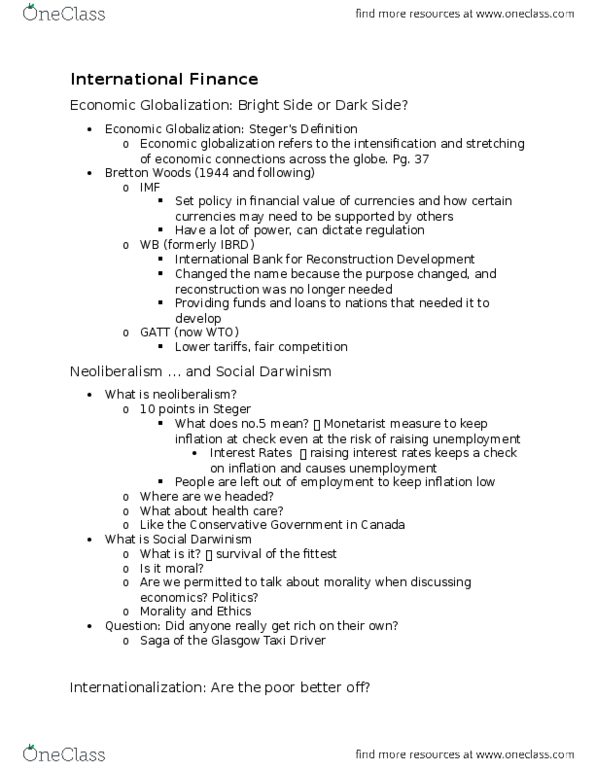 GS101 Lecture Notes - Lecture 3: General Agreement On Tariffs And Trade, Suharto, Libor thumbnail