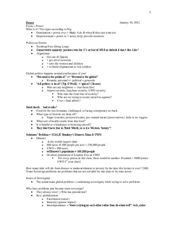 Political Science 1020E Lecture : Cumulative Poli Sci Notes.docx thumbnail