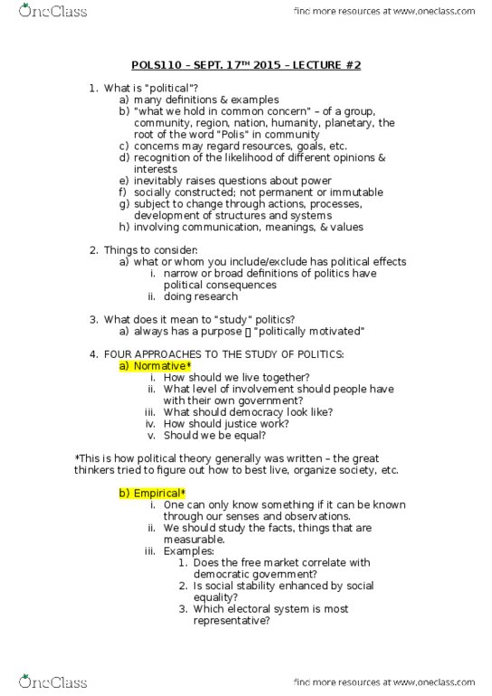 POLS 110 Lecture Notes - Lecture 1: Helium Dimer, Deductive Reasoning, Inductive Reasoning thumbnail