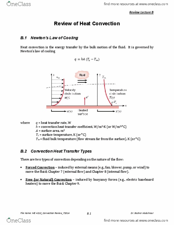 M E 4210 Lecture Notes - Lecture 13: Couette Flow, Incompressible Flow, Chrysler 200C Ev thumbnail
