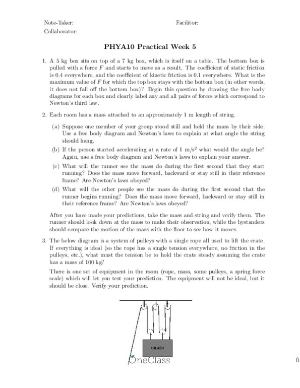 PHYA10H3 Lecture Notes - Lecture 5: Dey, Meke, Thawb thumbnail