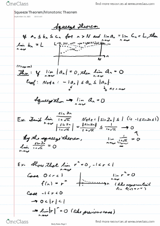 MATH100 Lecture 5: 5_Squeeze TheoremMonotonic Theorem thumbnail