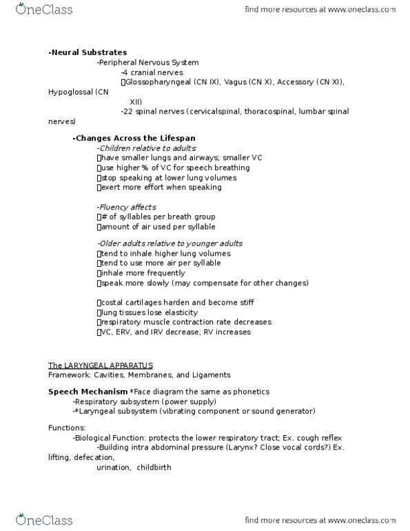 LING 2P90 Lecture Notes - Lecture 7: Posterior Cricoarytenoid Muscle, Pivot Joint, Lamina Propria thumbnail