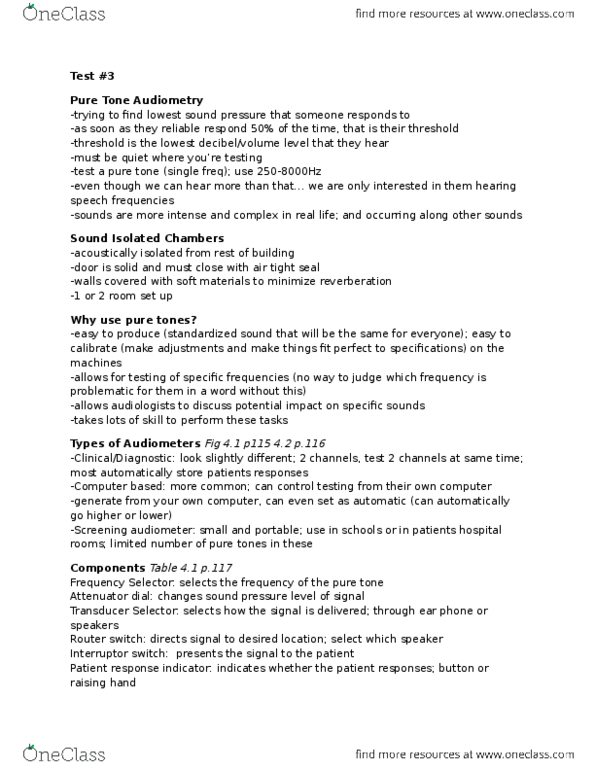 LING 3P97 Lecture Notes - Lecture 4: Stacker, Cochlea, Middle Ear thumbnail