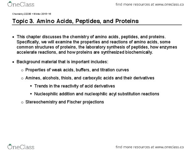 Chemistry 2223B Lecture Notes - Lecture 6: Ribozyme, High-Performance Liquid Chromatography, Electron Microscope thumbnail