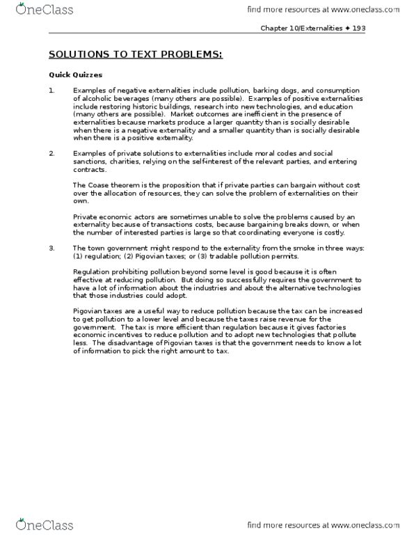 ECON 1B03 Chapter 10: CHAPTER 10 TEXTBOOK ANSWERS thumbnail