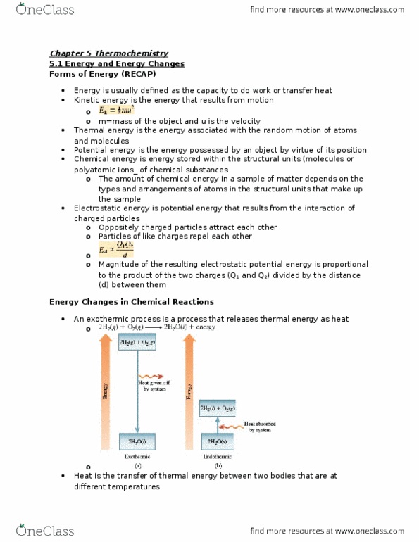 CHE 201 Lecture 13: Class 13 notes thumbnail