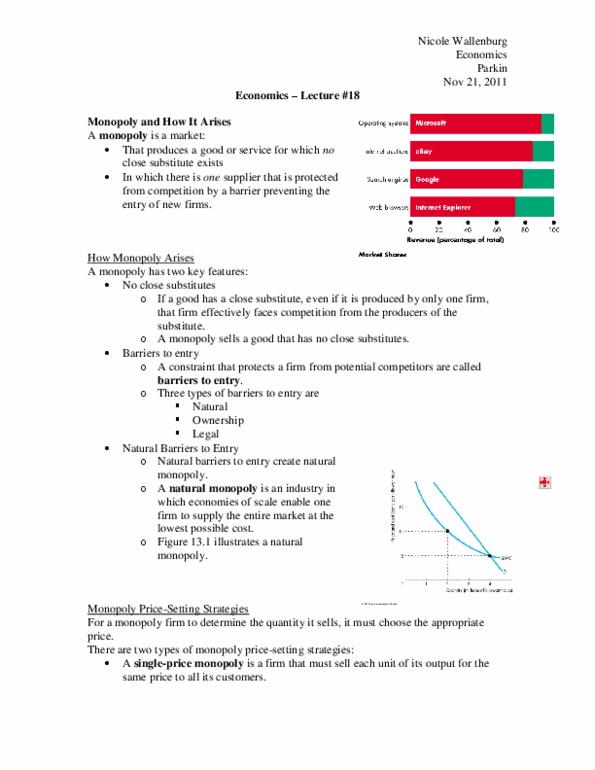 Economics 1021A/B Lecture Notes - Deutscher Motor Sport Bund, Marginal Revenue, Deadweight Loss thumbnail